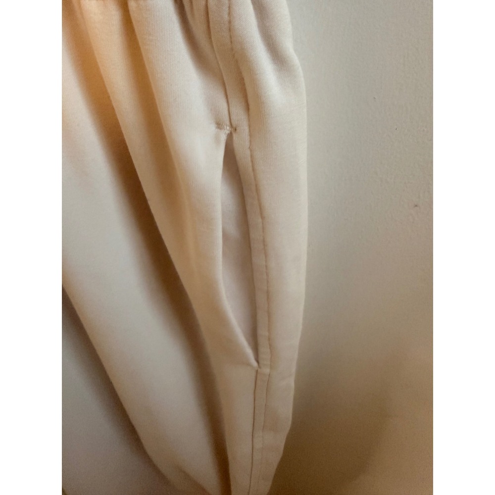 Athleta Off White Dress Women Large White Excellent Drawstring Pocket 850878 - Picture 6 of 10